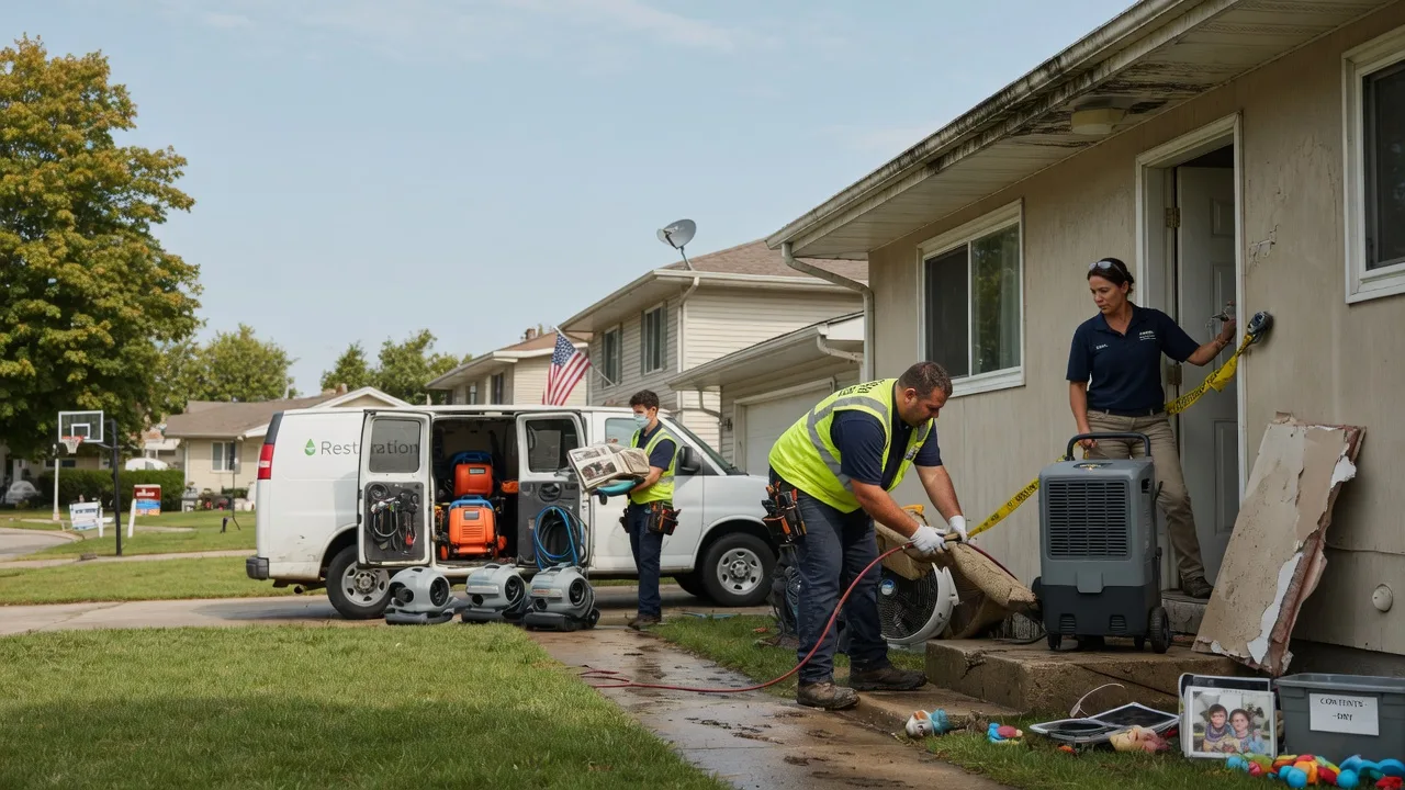 Water Damage Restoration in Grassflat, PA near me